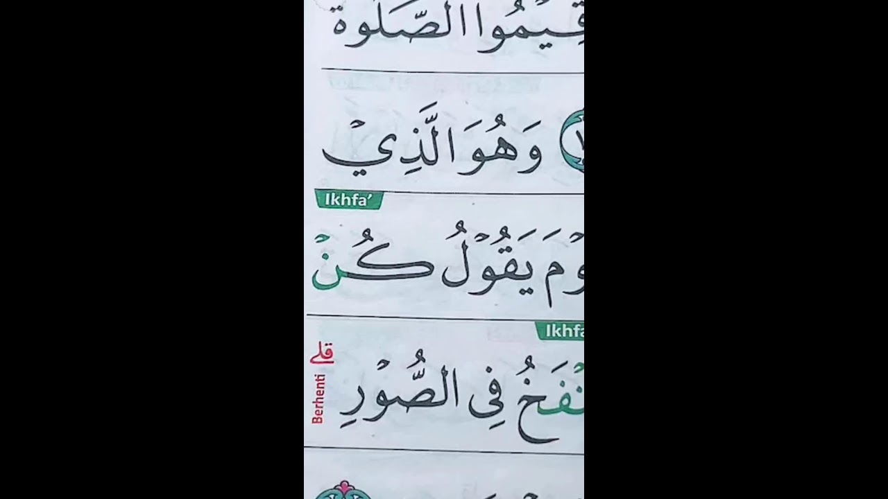 BELAJAR MEMBACA QUR'AN SETIAP HARI 21 JANUARI 2026