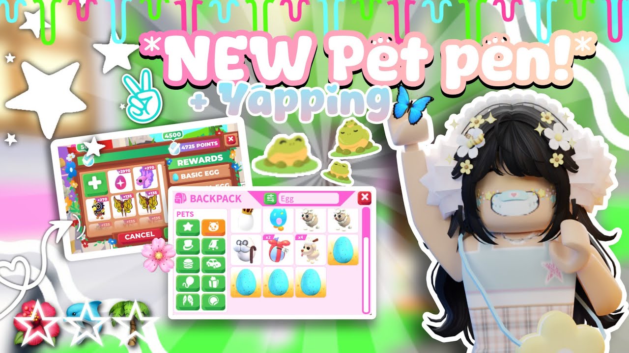 *НОВОЕ* Обновление загона для животных! || Тявканье и скрежет || #AdoptMe #NewUpdate || Обновлени...