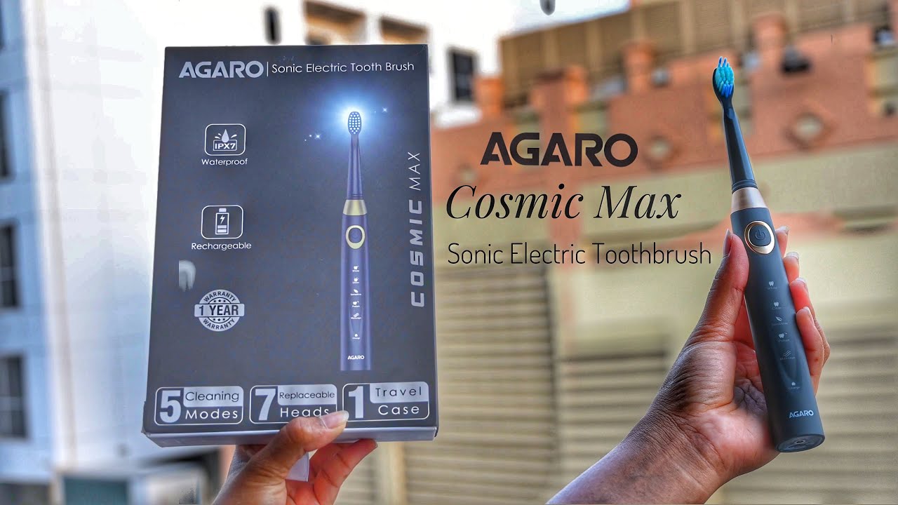 AGARO COSMIC MAX: Smart Cleaning, Superior Results  Electric Toothbrush – Ultimate Deep Clean! 🦷✨