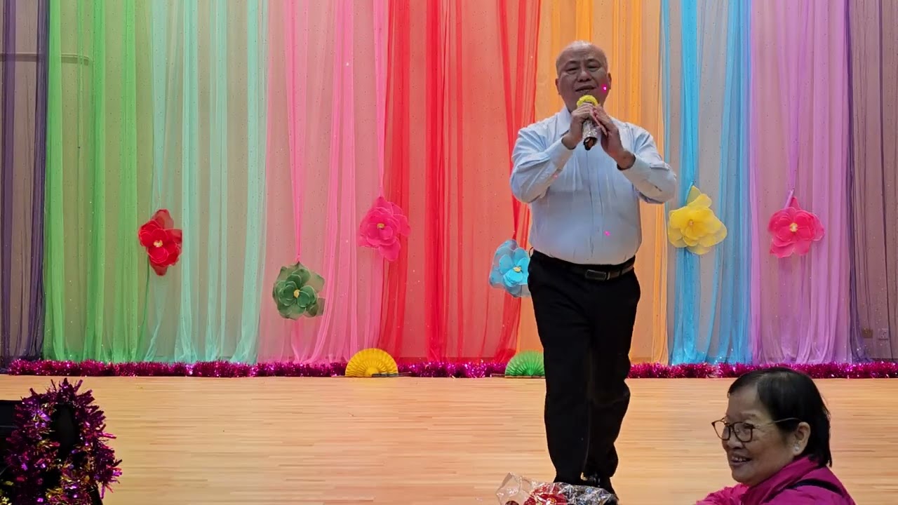  (請你放開我)健哥師兄演唱阮萍主席錄影，香港花蕾昇萍歌舞恊會舉辦，富亨鄰里社區中心，2026年2月5日