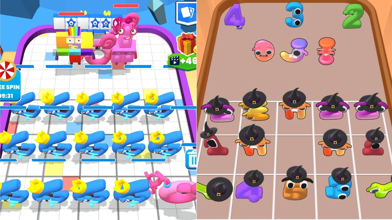 Merge Number Cube Run Vs Alphabet Epic Rush ⭐ Alphabet Lore ⭐ Number Lore Max Level Gameplay