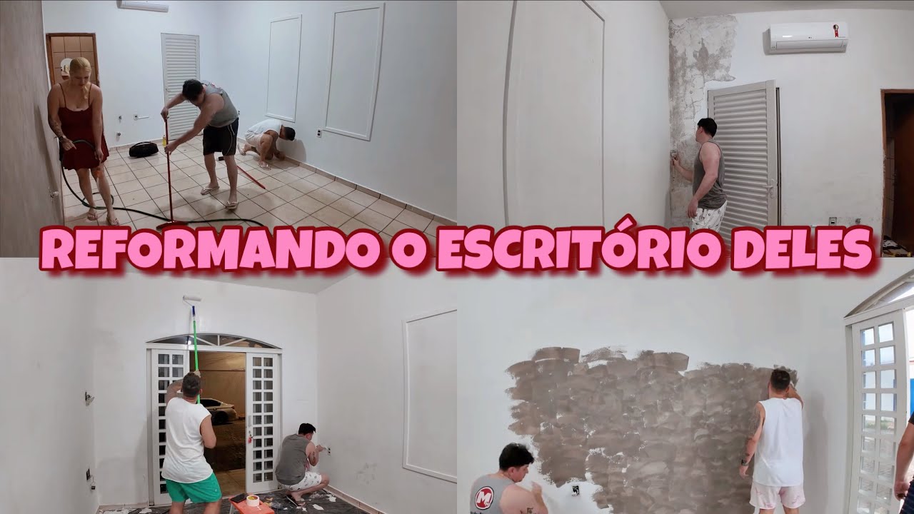 PRIMEIRO EPISÓDIO I NOVO ESCRITÓRIO, NOVOS SONHOS I REFORMA DO ESPAÇO DOS MENINOS I Ketlyn Paiva 