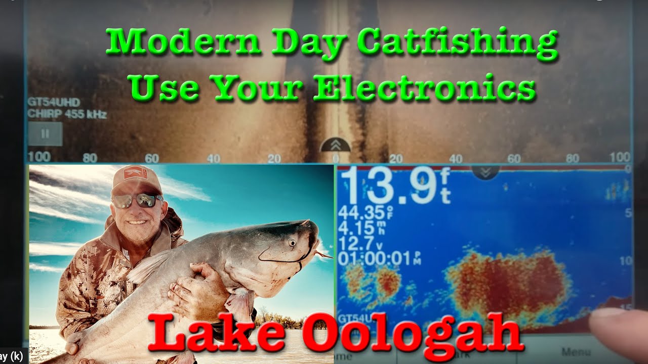 Oologah Lake Blue Catfish. Using Garmin Echomap Sidescan For Catfish.