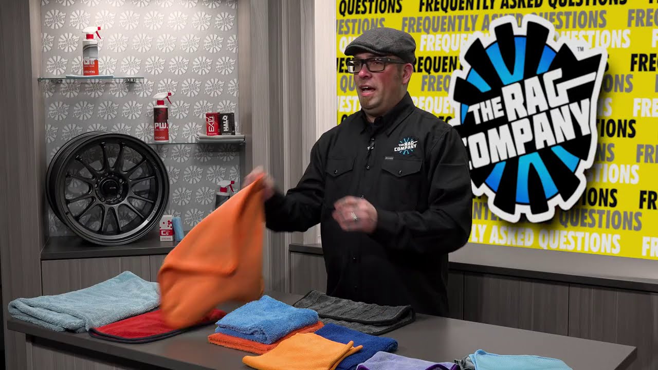 MICROFIBER TOWEL EDGES: What Are All The Different Styles For?? | The Rag Company FAQ