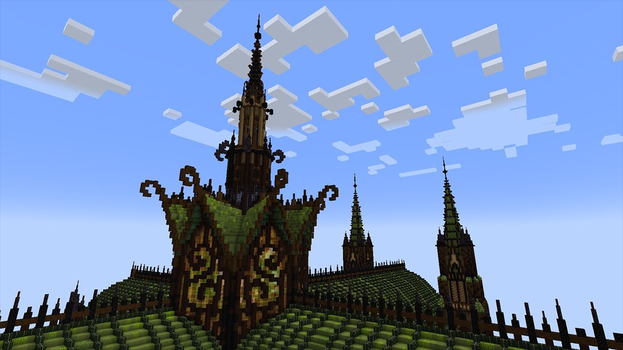 Учебник Minecraft: Готическая архитектура, часть 6: Перекрёстки, фонари и шпили (О боже)