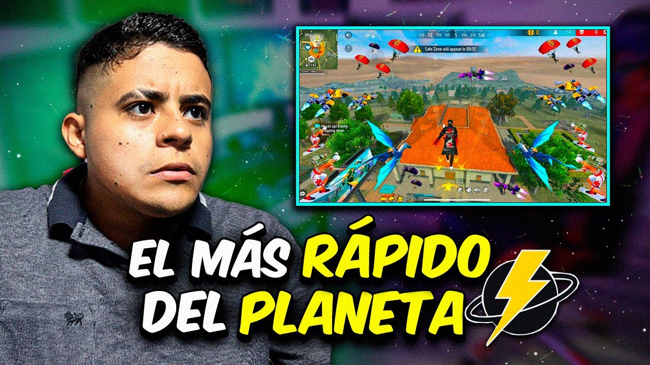 Como BARRER Peak en 1 MINUTO | Reacciono al jugador más RÁPIDO del PLANETA en Free Fire⚡🌎