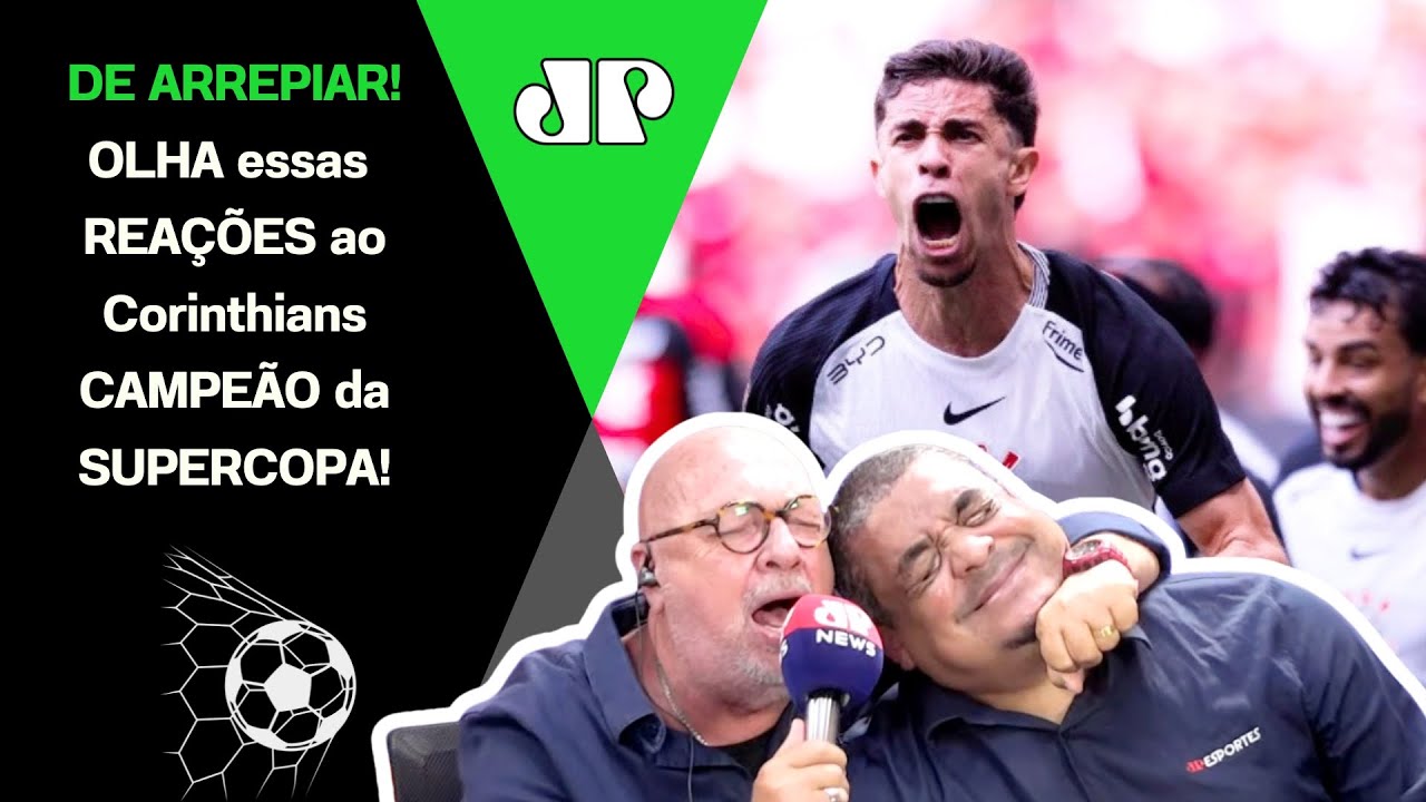 VAMPETA FOI À LOUCURA!!! | REAÇÕES do CORINTHIANS CAMPEÃO da SUPERCOPA do Brasil contra o FLAMENGO!