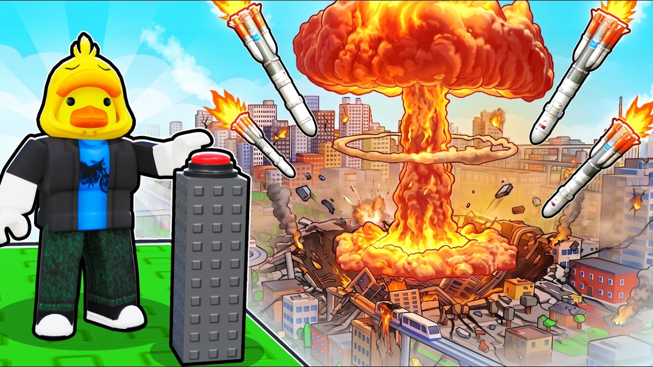 I Used The STRONGEST MISSILES to Destroy Cities in Roblox!