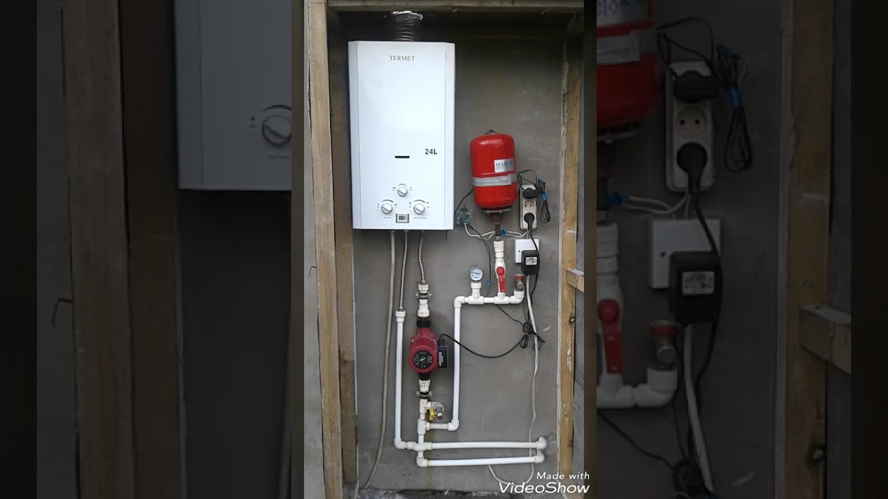 отопление из газовой колонки
