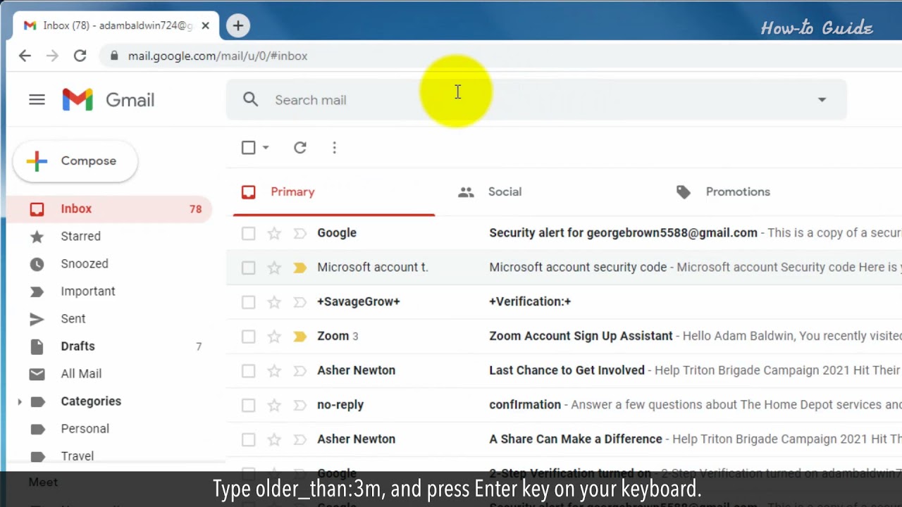 How to Find Old Emails in Gmail