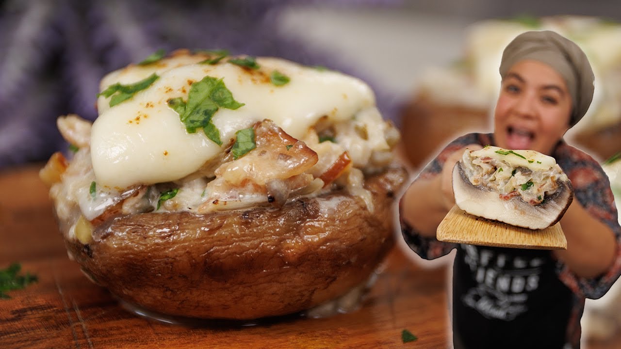 CHAMPIÑONES rellenos 🍄