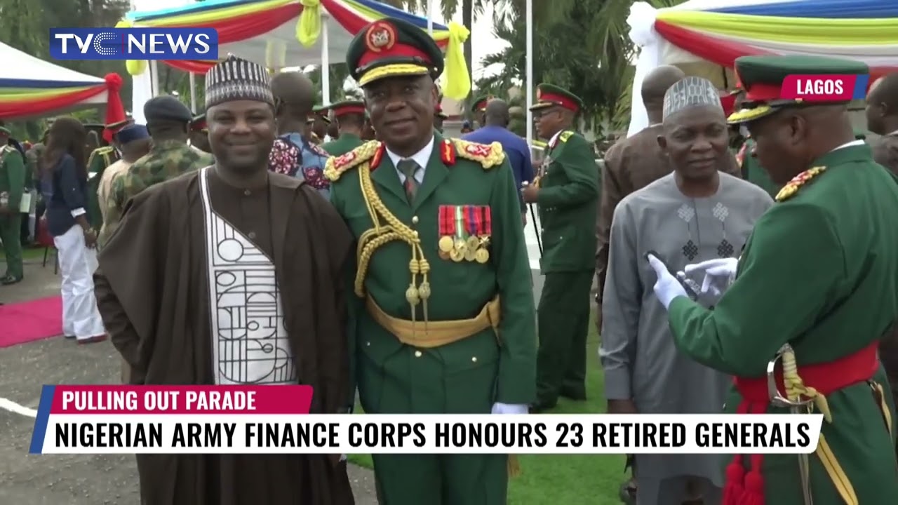 Nigerian Army Finance Corps Honours 23 Retired Generals in Lagos