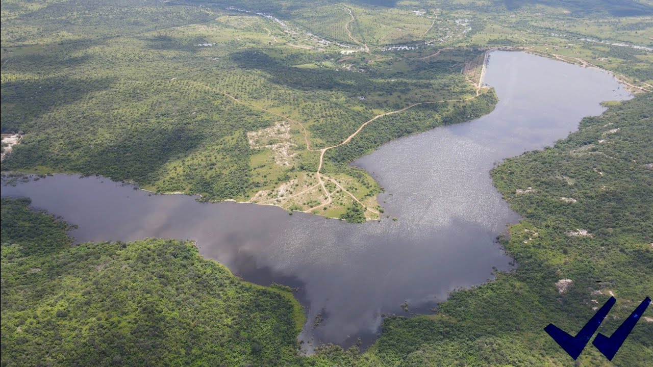 IMAGENS AÉREAS DA BARRAGEM JANDAIA (BANANEIRAS-PB) QUE MARAVILHA!!