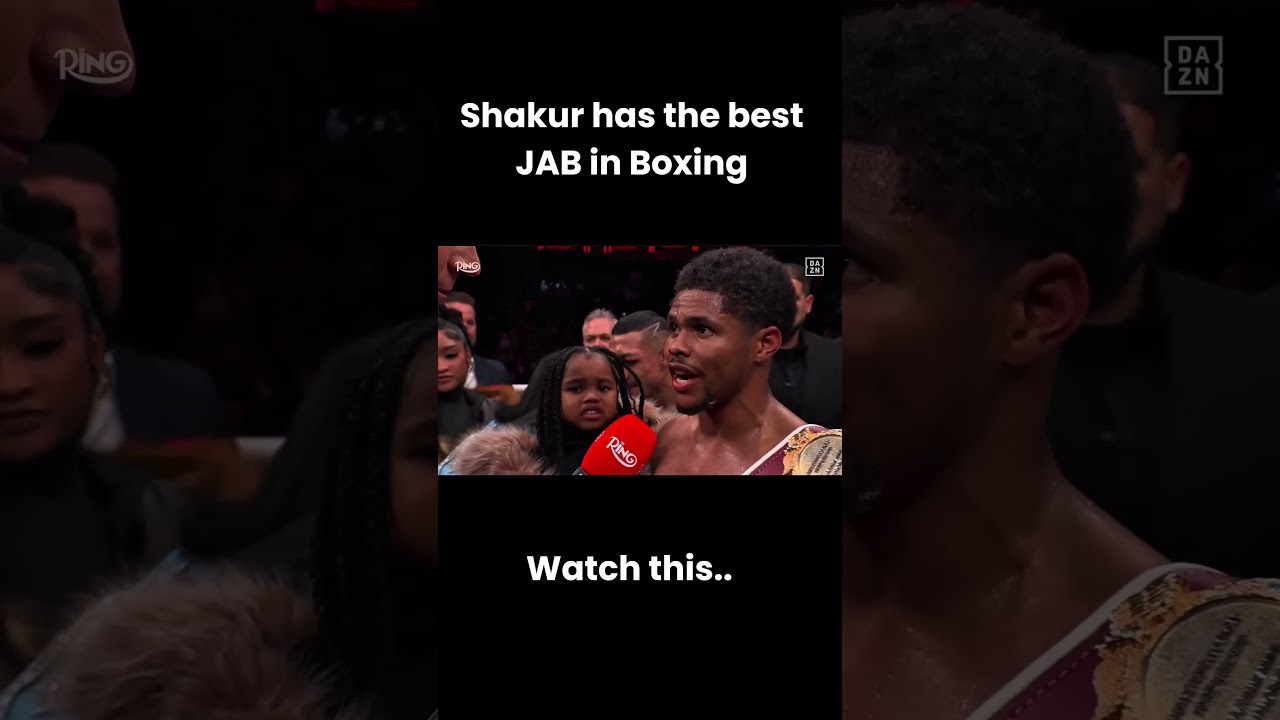SHAKUR HAS THE BEST JAB IN BOXING 🥊 #jab #boxing #shakurstevenson