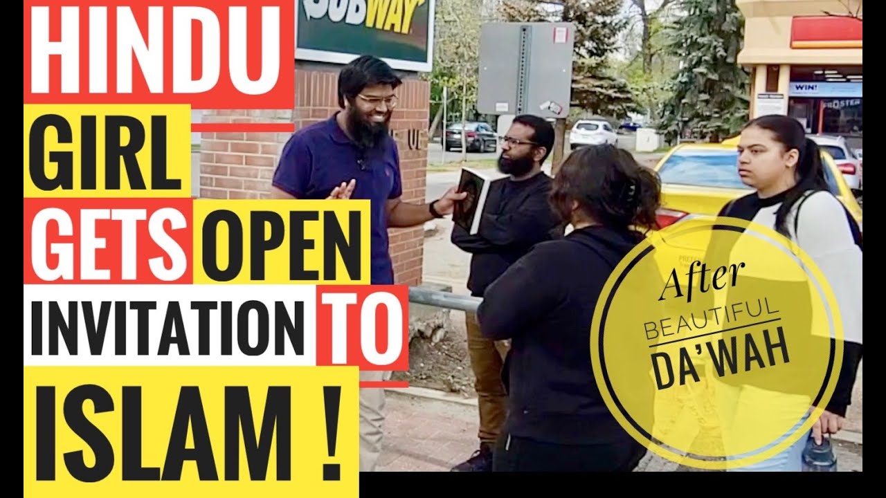 HINDU GIRL💥Gets OPEN Invitation 📨To ISLAM 🕋 After Beautiful Da'wah ✅❗️|| Street Dawah - Br. Asif