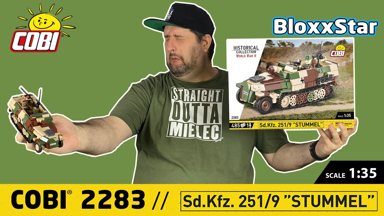 Kleines Set zum großen Preis?! COBI Sd.KFz. 251/9 💥 STUMMEL 💥 1:35  ▶️ REVIEW