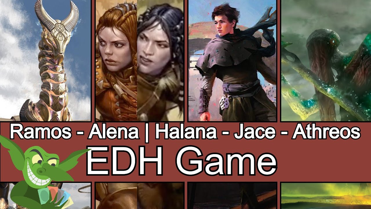 Ramos vs Alena | Halana vs Jace vs Athreos EDH / CMDR game play for Magic: The Gathering
