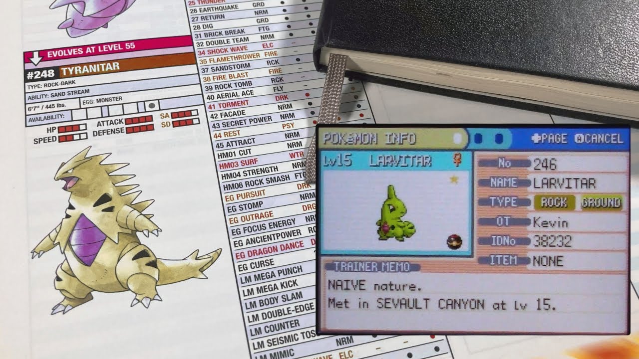 After 8 years, I finally found it... Shiny Larvitar (Gen 3)