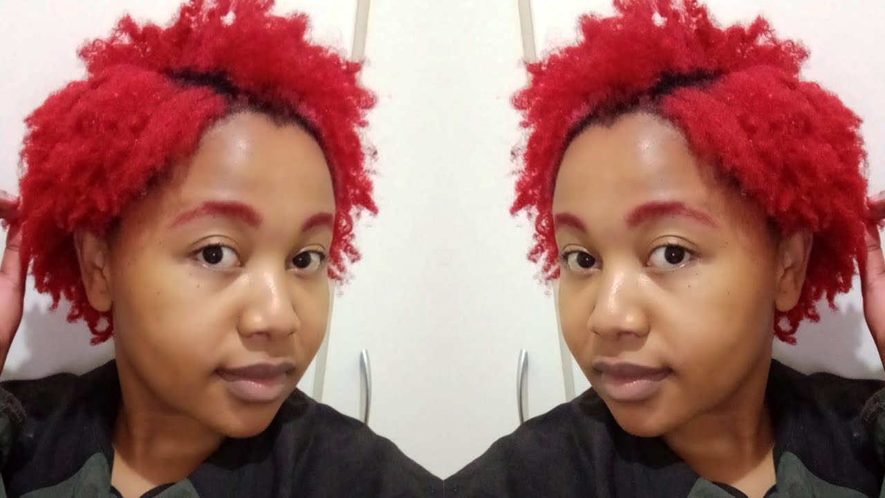 Dyeing my hair RED using INECTO CONDITIONING HAIR COLOUR | Ashley Paige