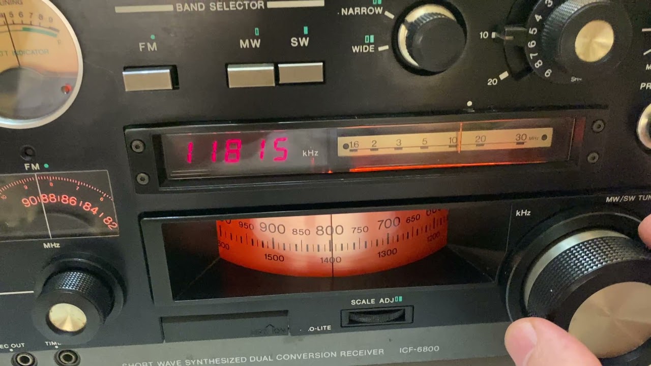 R&aacute;dio Sony ICF-6800