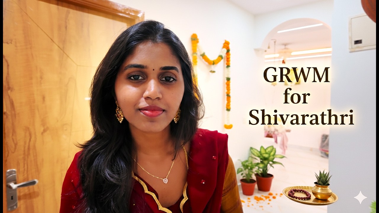 GRWM for Maha Shivaratri 2026 💕 | Bengaluru Shiva Rathotsava Vlog