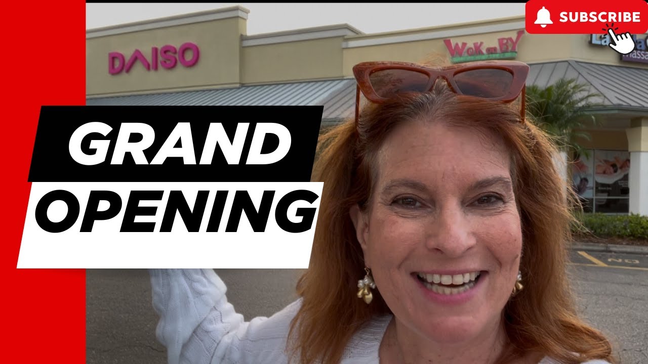 DAISO GRAND OPENING IN TAMPA FLORIDA - SHOPPING AND HAUL - JAPANESE DOLLAR STORE