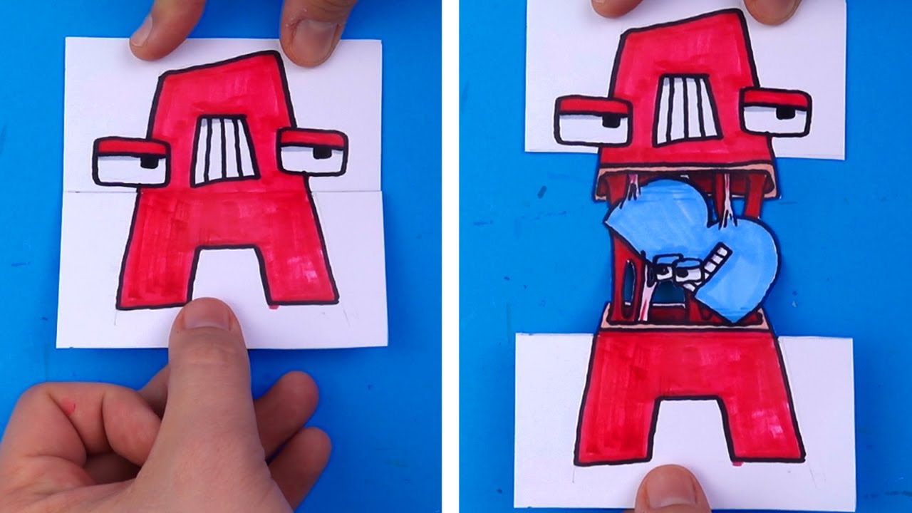 5 CRAZY ALPHABET LORE EASY ARTS & PAPER CRAFT IDEAS