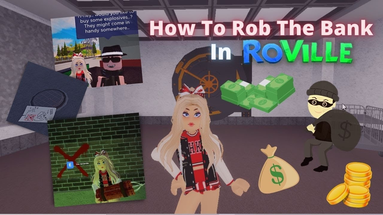 💰🏦 How To Rob The Bank In RoVille - Roblox | by CutePizza_04 🏦💰