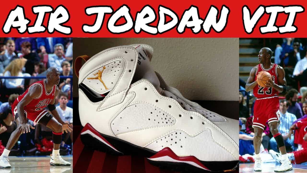 Michael Jordan Wearing The Cardinal Air Jordan 7! (Full Highlights)