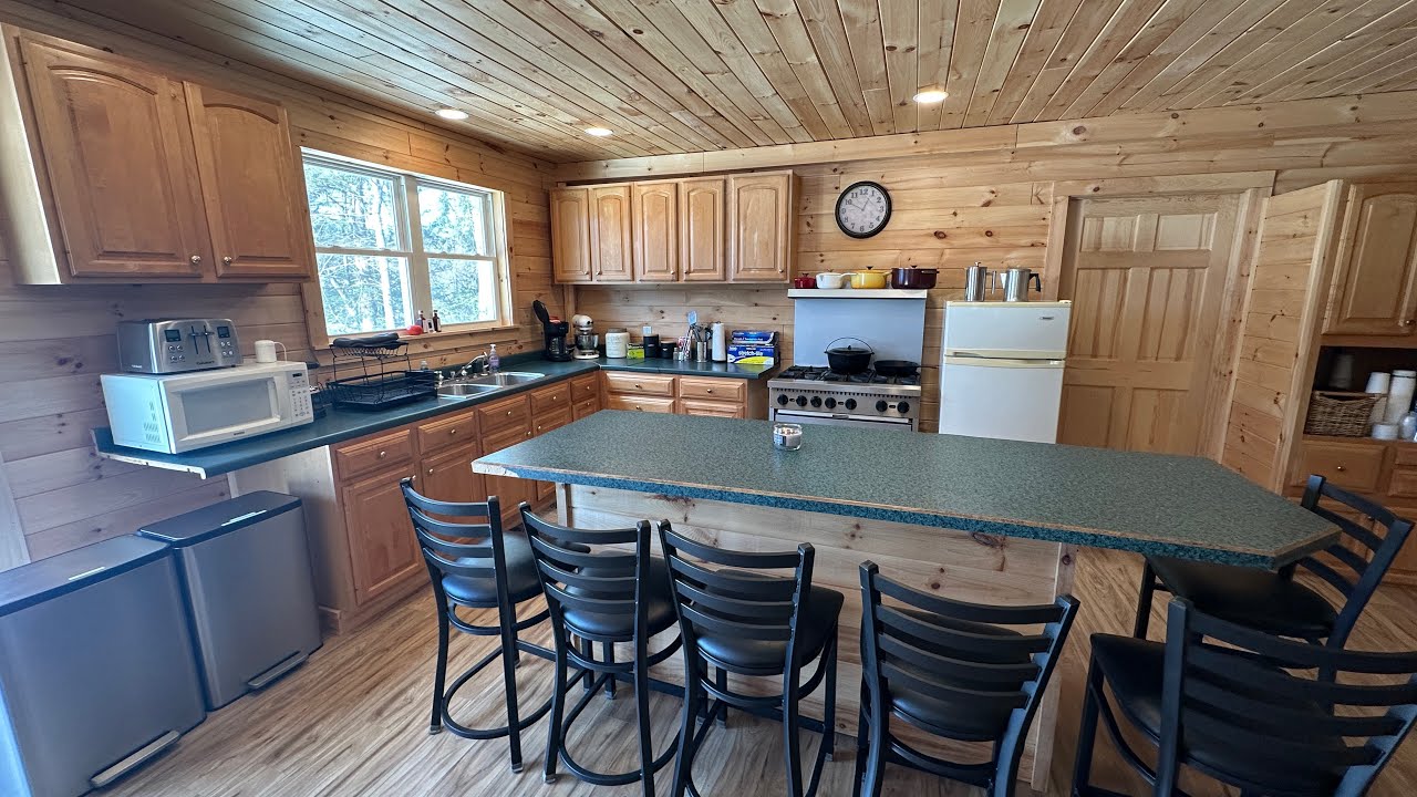 Tour of Choiniere’s Cozy Cabin Franklin VT