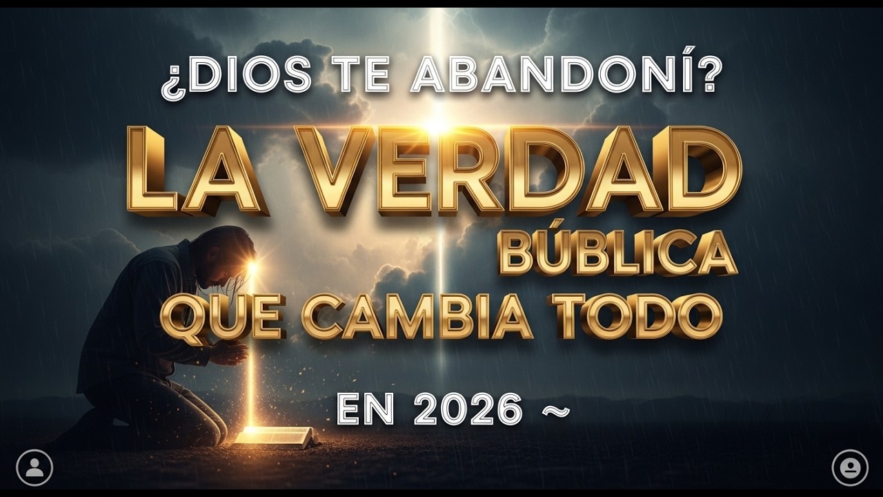 ¿DIOS TE ABANDONÓ? La Verdad Bíblica que CAMBIA TODO en 2026 🙏💔→🔥