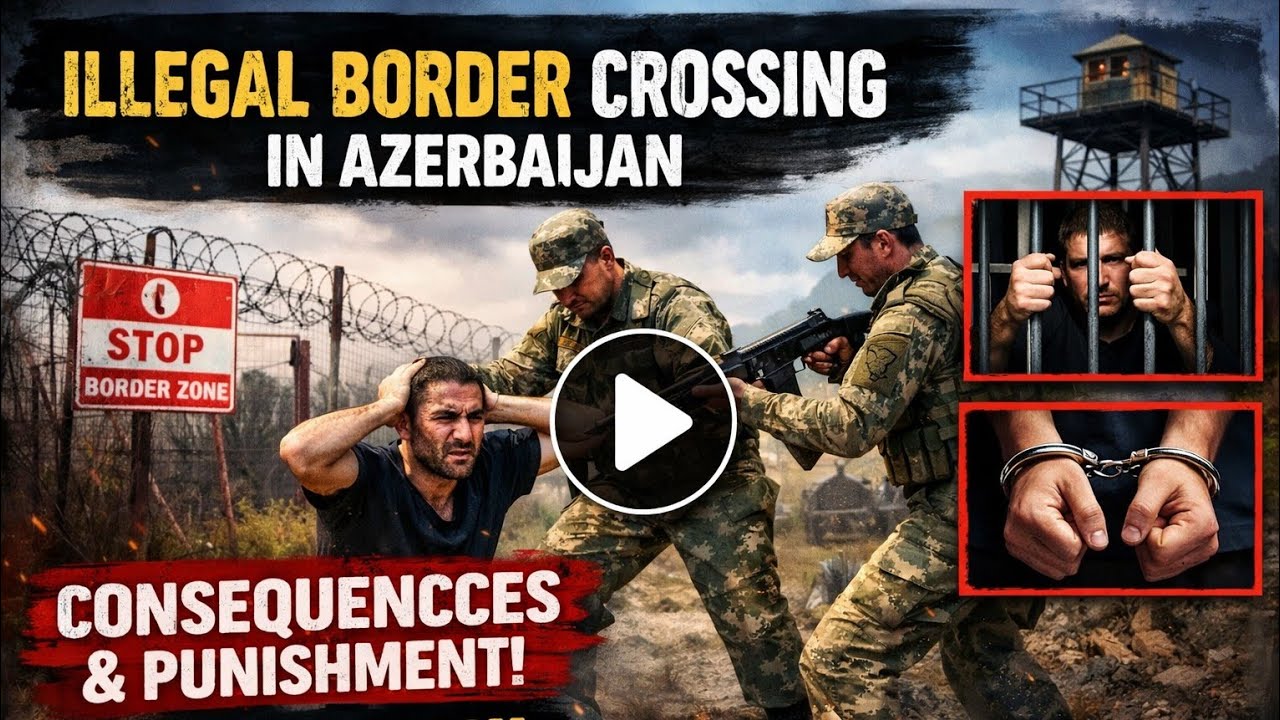 Illegal border crossing in Azerbajan | Consequences and Punishment #baku #azerbaijan 