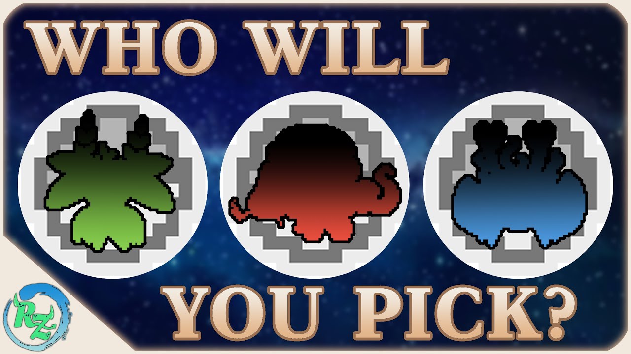 THE STARTERS REDRAWN & PIXELATED!!! | The Constella Region