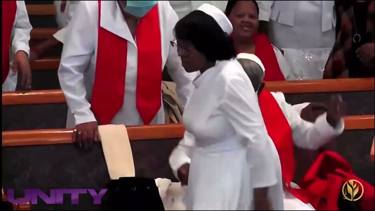 Greater Harvest MBC Church Mothers and Deaconess praise break