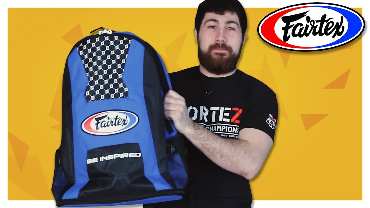 И на ТРЕНИРОВКУ, и на УЧЁБУ✔ Рюкзак Fairtex BAG4