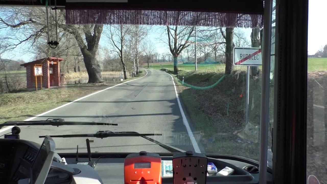 Jízda linkou D61 v trase Sedlčany - Sedlec-Prčice (1/2)