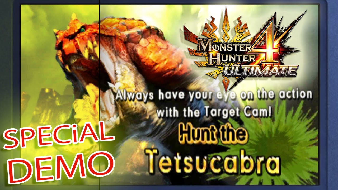 Monster Hunter 4 Ultimate (English) *TETSUCABRA* Hunt (Full Screen)