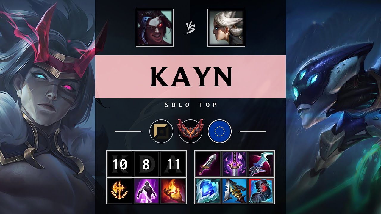 Kayn Top vs Camille - EUW Grandmaster Patch 25.10