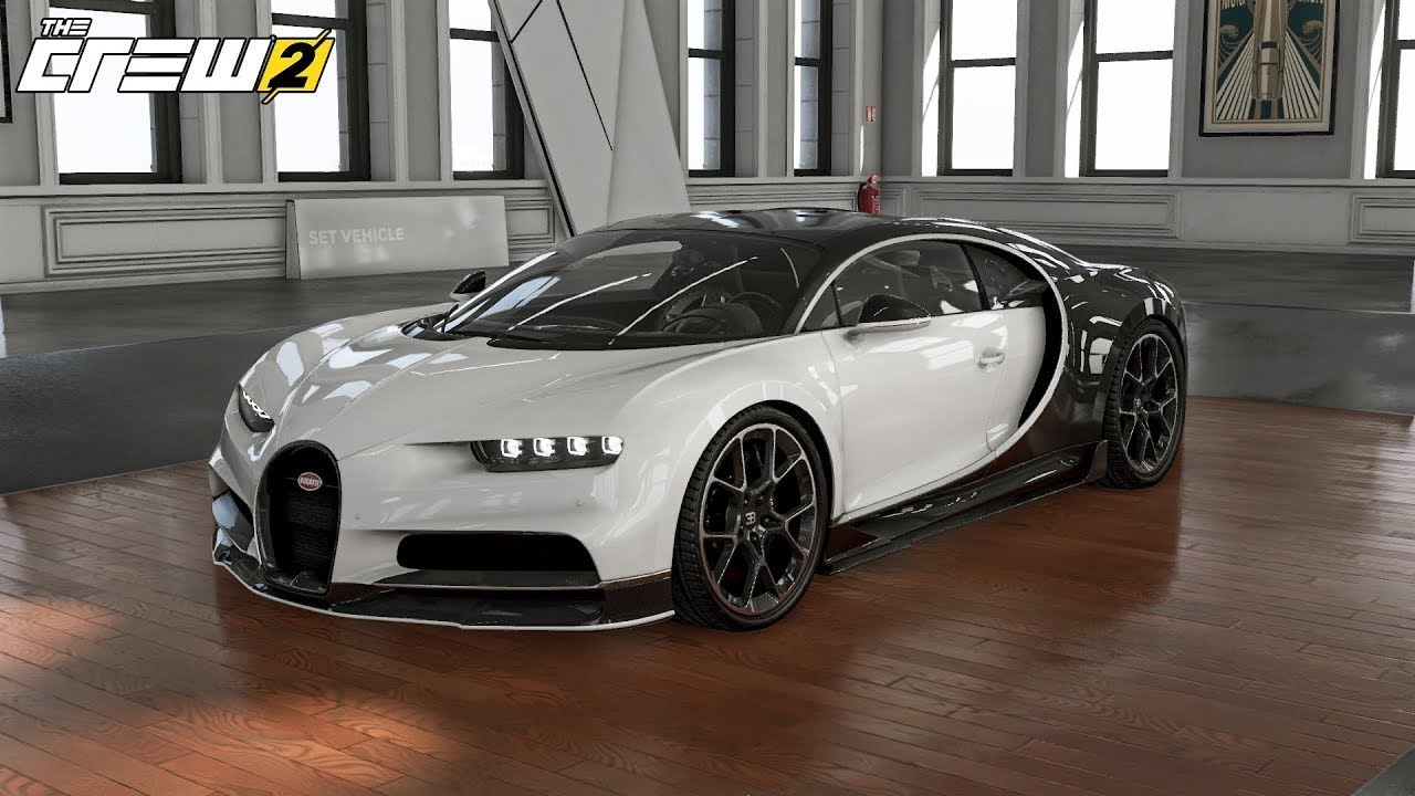 [72K Views-2018] The Crew 2 Customization Bugatti Chiron + Test drive in the open world!