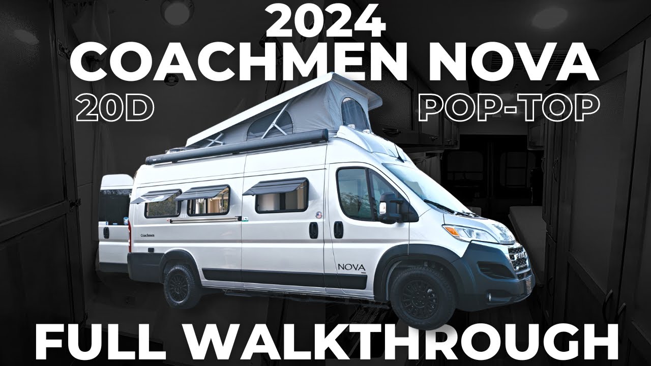 Coachmen Nova 20D 2024 года, автодом класса B с откидной крышей! Ram Pro Master 3500 **ПОЛНЫЙ ИНС...