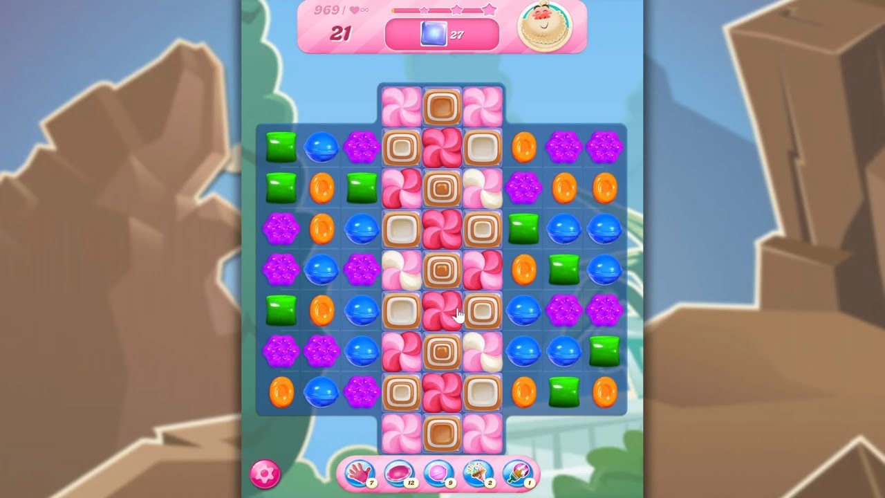 Candy Crush Saga LEVEL 969 NO BOOSTERS (new version)🐟☑️