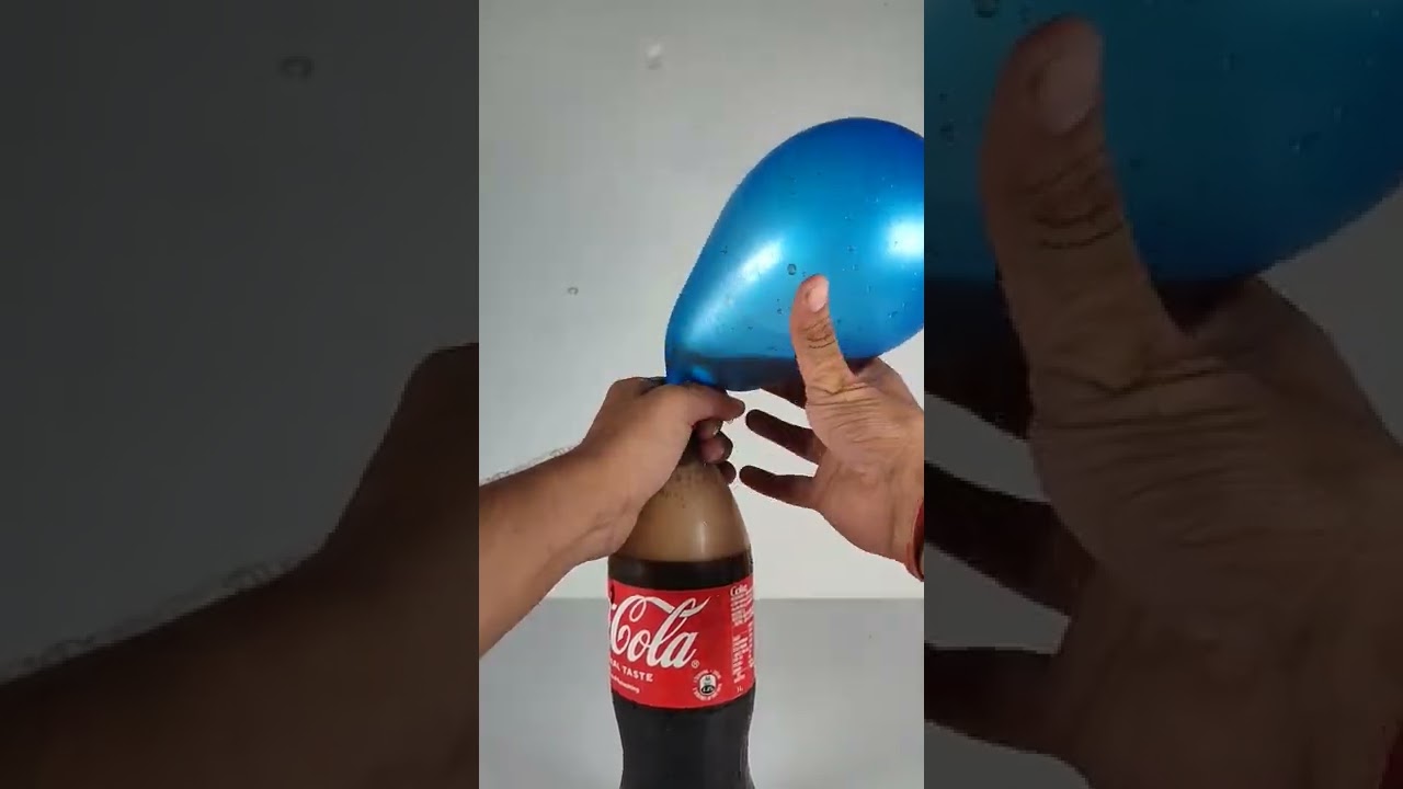 Coco Cola Gas Balloon  #cococola #coke #cokeexperiment #balloonexperiment #gas #experiment #diy