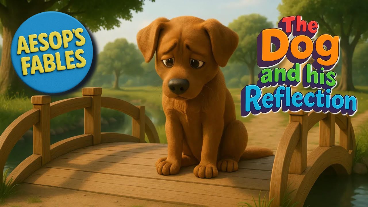 Aesop&rsquo;s Fables #010 | The Dog and His Reflection | Moral Story for Kids