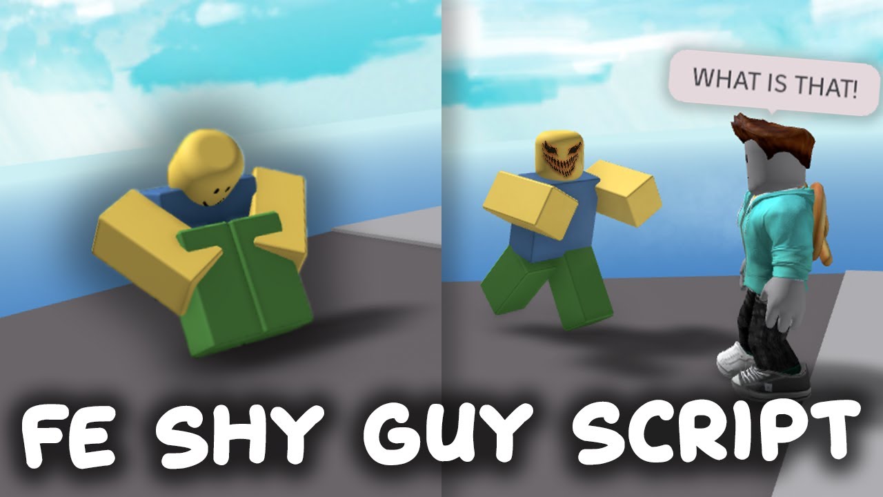Демонстрация скрипта FE Shy Guy — ROBLOX EXPLOITING
