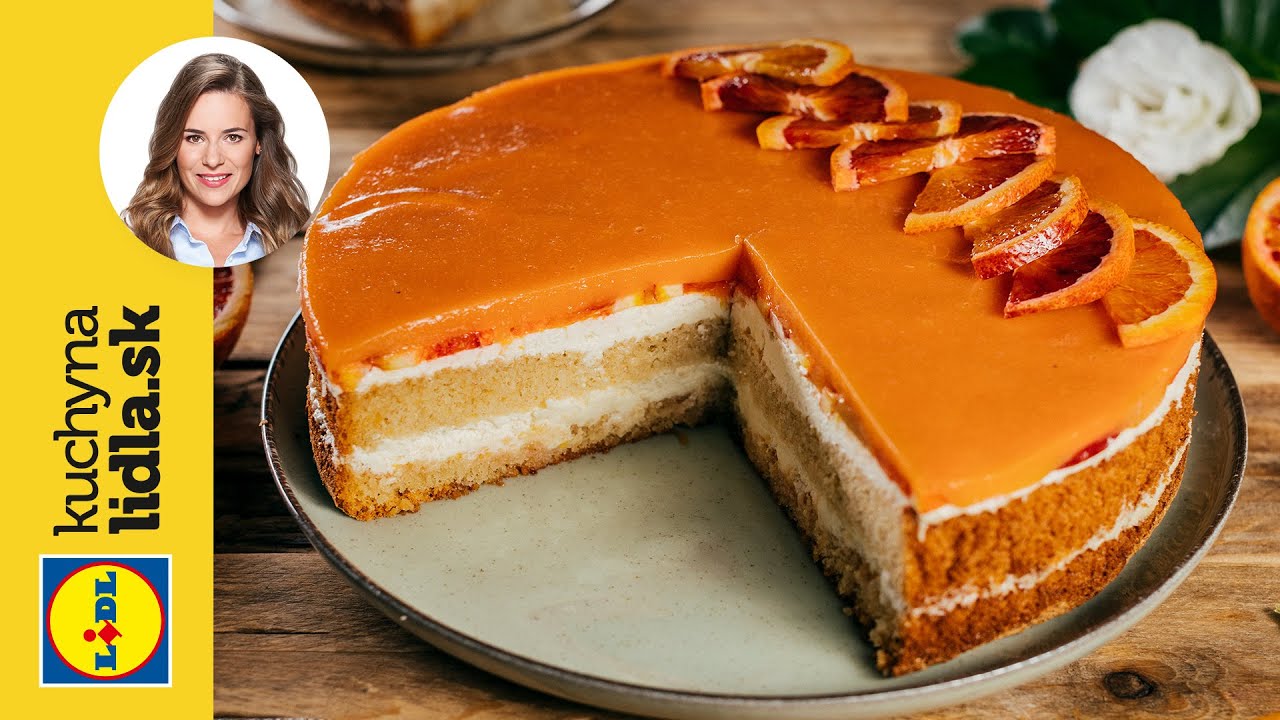 Tvarohová torta s mascarpone a červenými pomarančmi 🍰 | Veronika Bušová | Kuchyňa Lidla