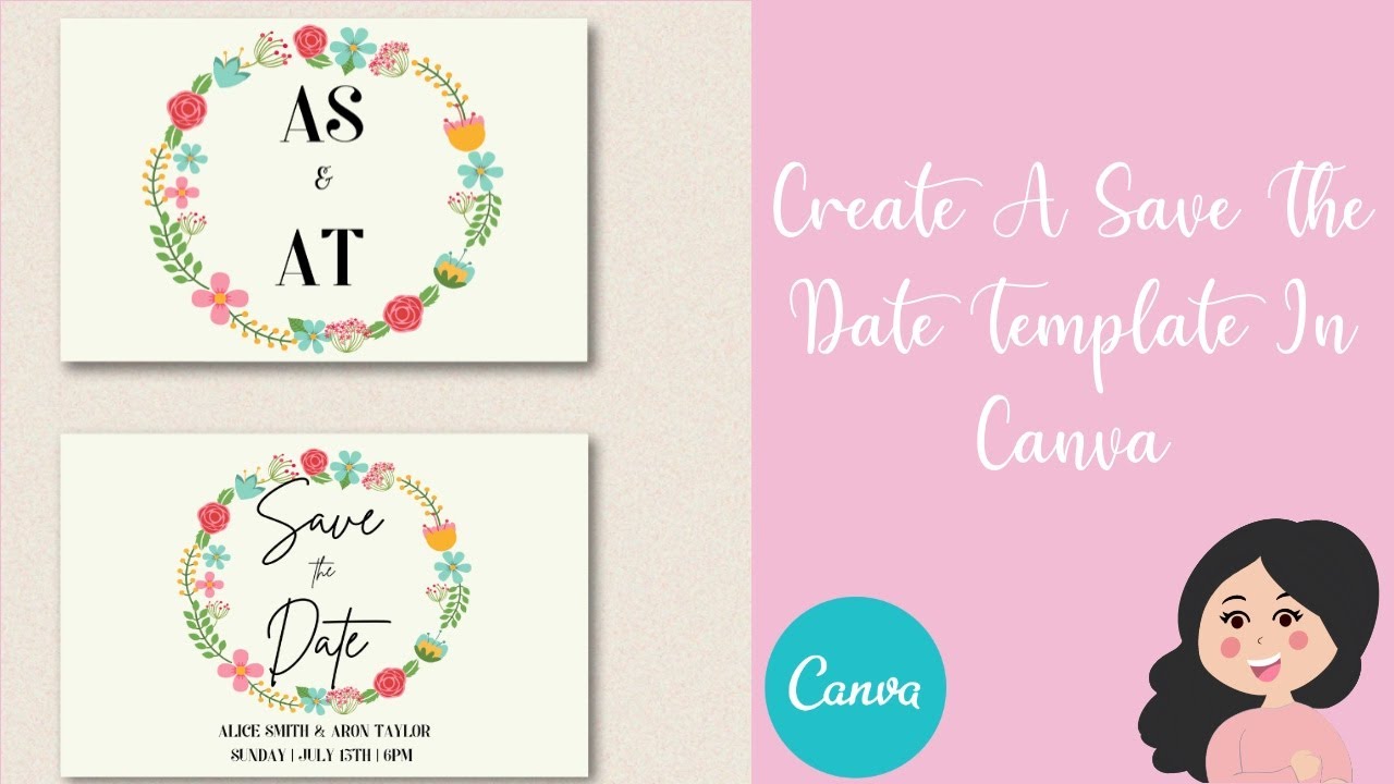 Create A Save The Date Template In Canva