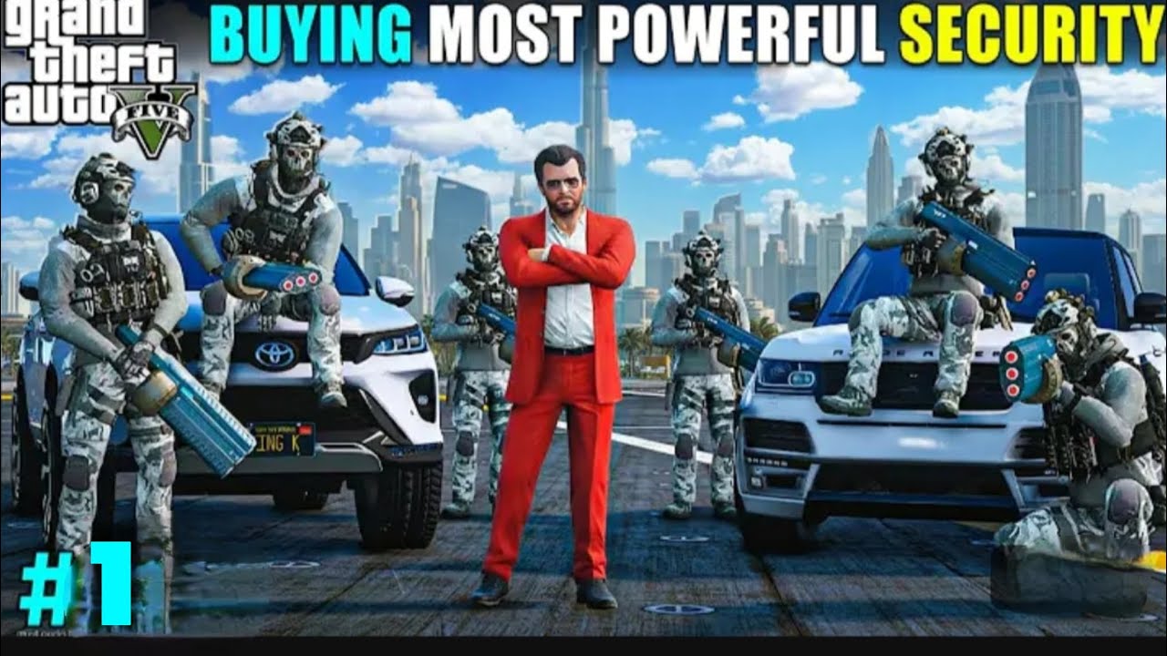 GTAV GAMEPLAY || BUYING MOST POWERFUL SECURITY!🎮🚦👮‍♂️👮‍♀️👮💂💂‍♀️💂‍♂️ #1