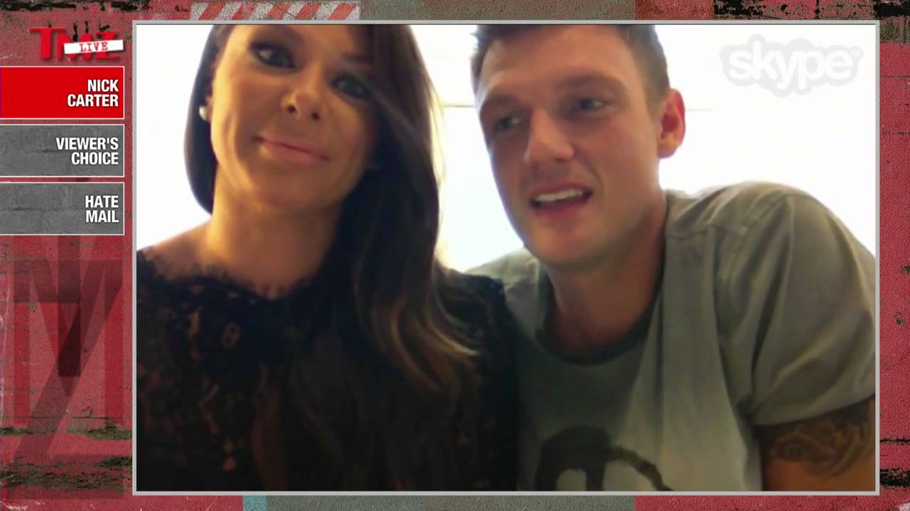 Nick & Lauren Kitt Carter  en TMZ - 10 Setiembre 2014
