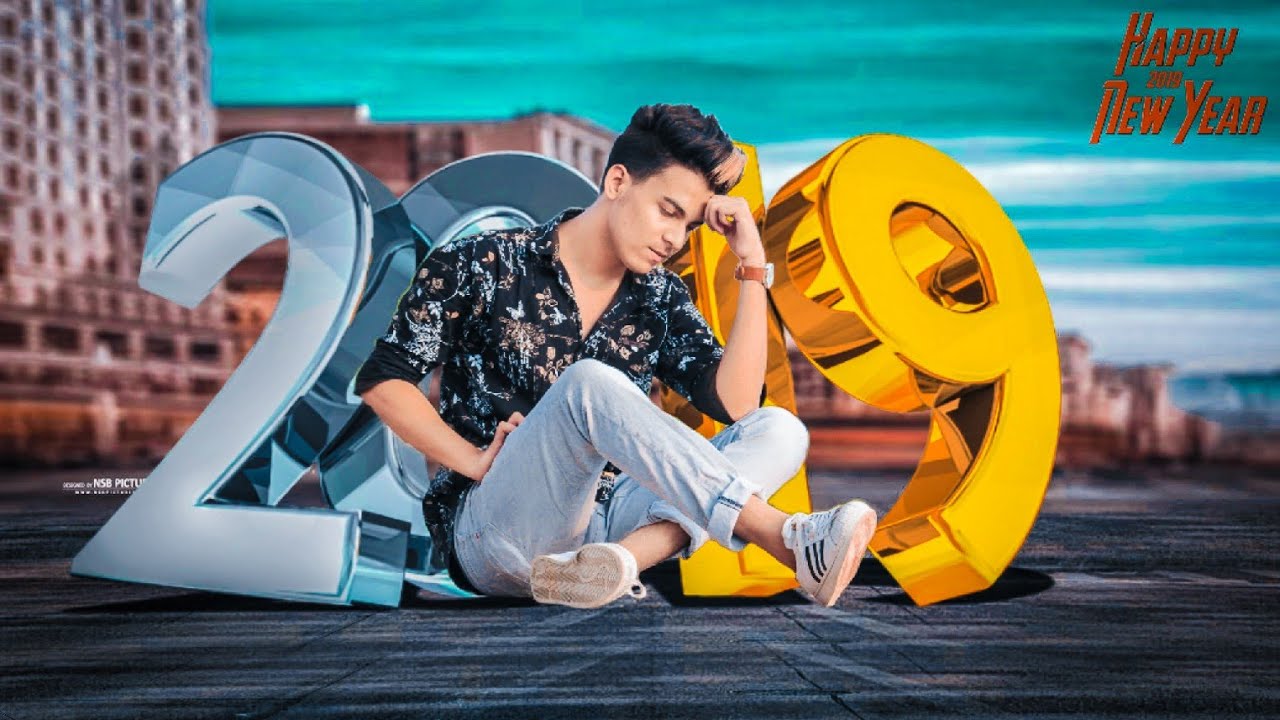 Happy New Year Editing Picsart 2019 || Picsart Happy New Year Editing