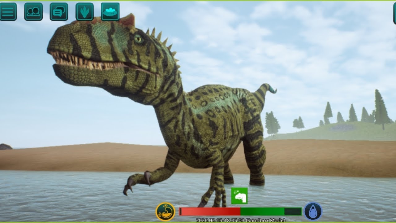 Выживание аллозавра The cursed dinosaur isle
